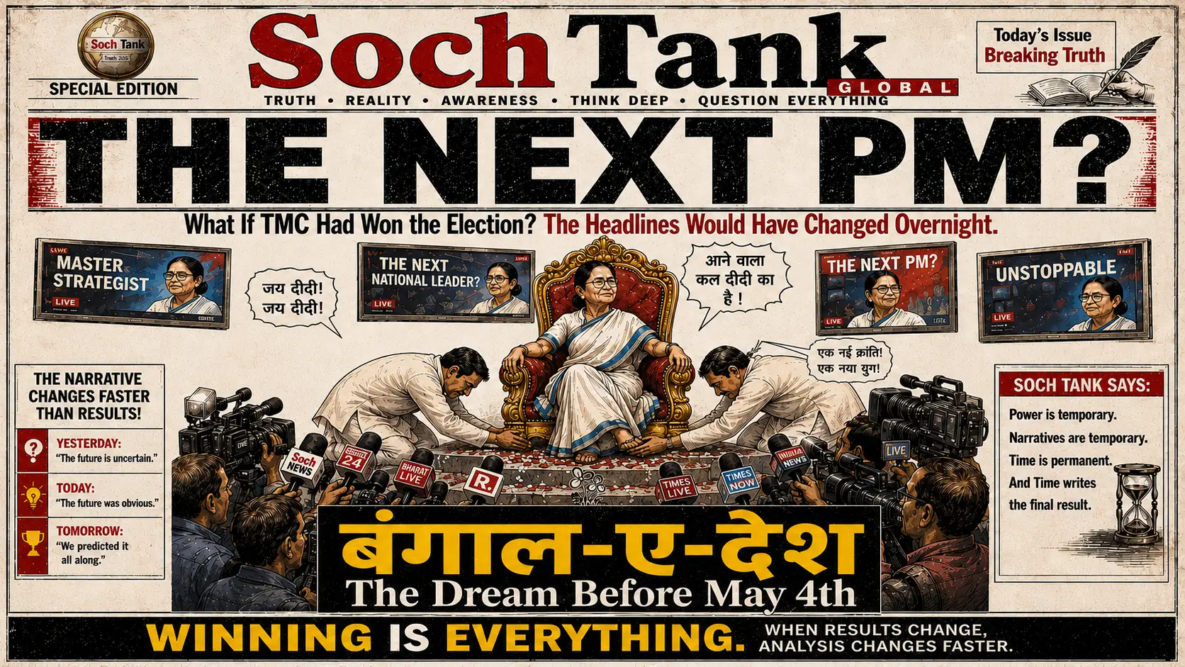 दीदी, यह चुनाव आप हारी नहीं हैं — Soch Tank Global